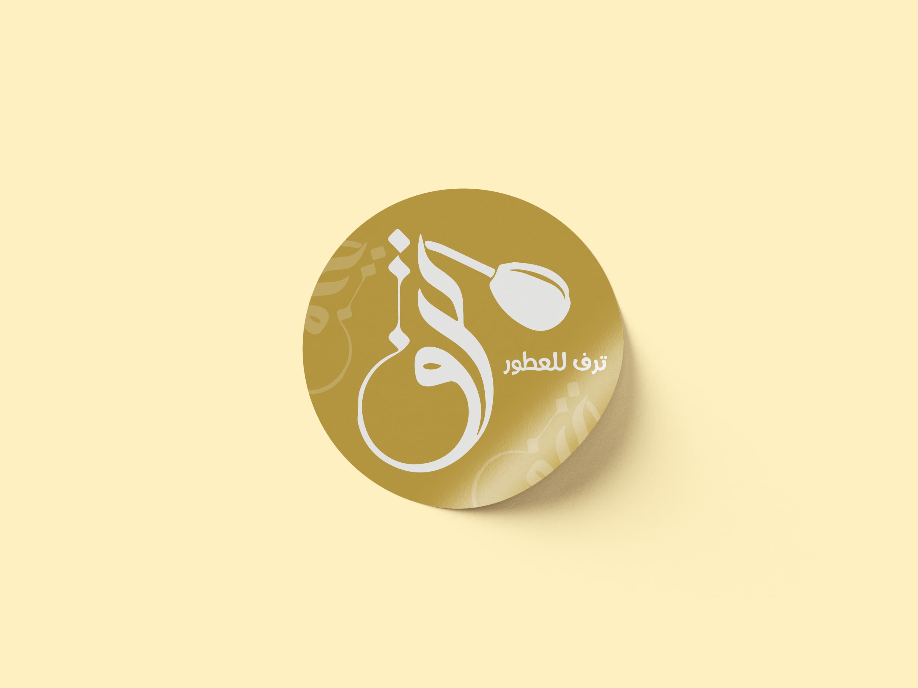 T-12  استيكر دائري لاصق